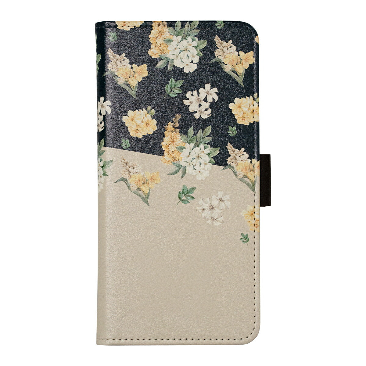 OPPO Grace フローラルバイカラー 手帳型ケース