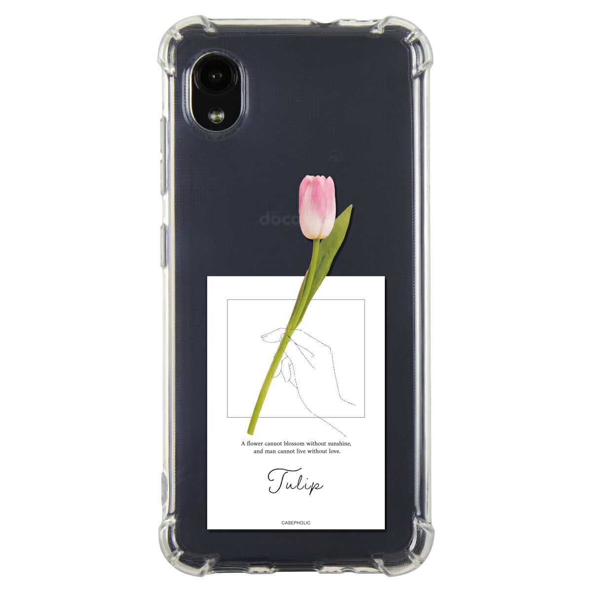 Galaxy 名入れ対応 一輪花 スマホケース