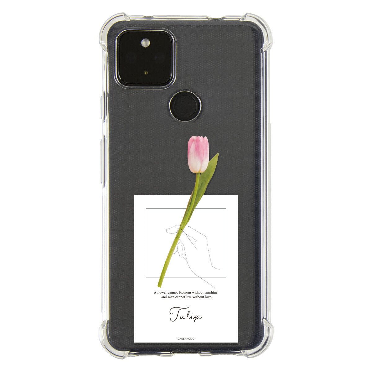 Google Pixel 名入れ対応 一輪花 スマホケース