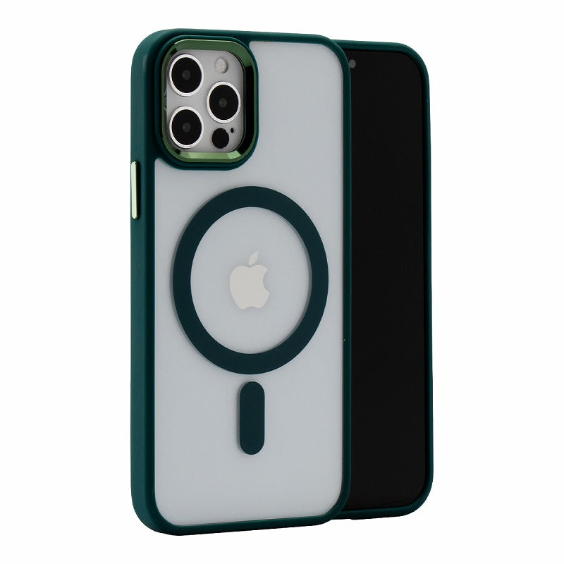 MagSafe対応 iPhoneケース クリア バンパーケース