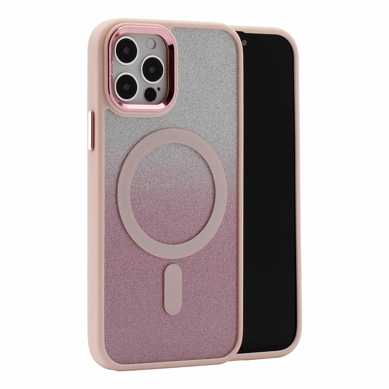 iPhone MagSafe対応 ラメケース 各機種対応