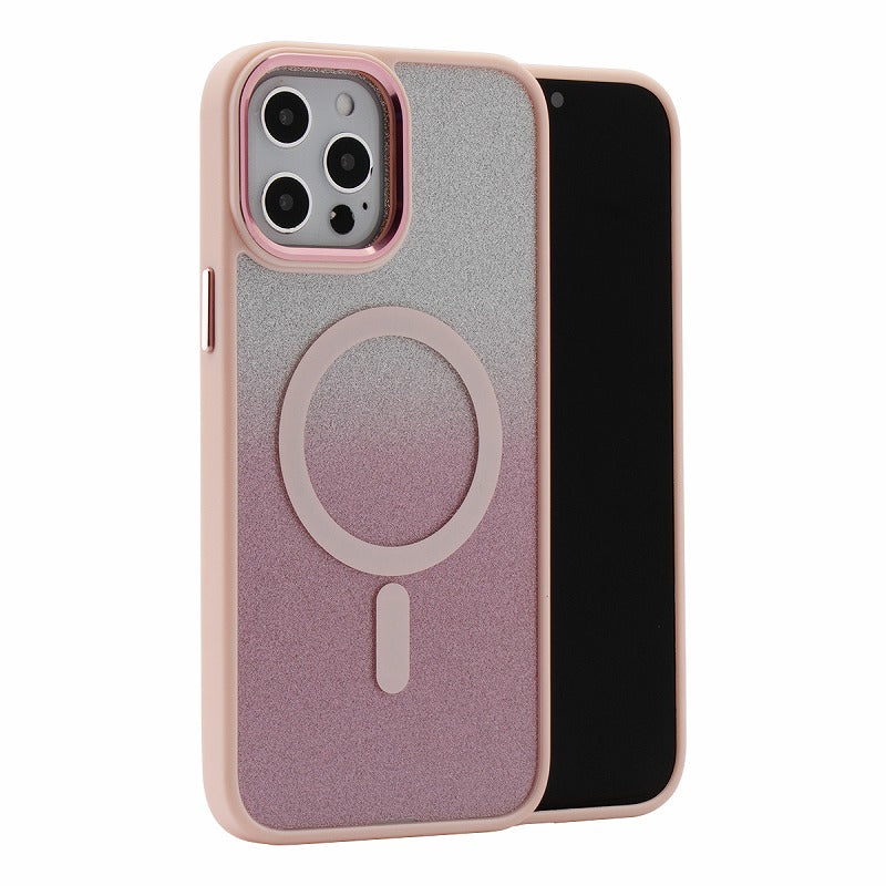 iPhone MagSafe対応 ラメケース 各機種対応