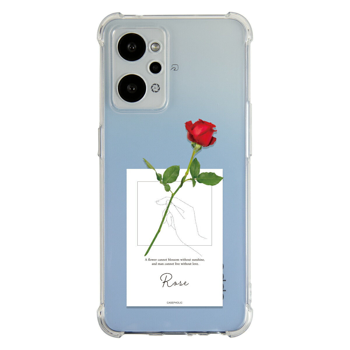 OPPO 名入れ対応 一輪花 スマホケース