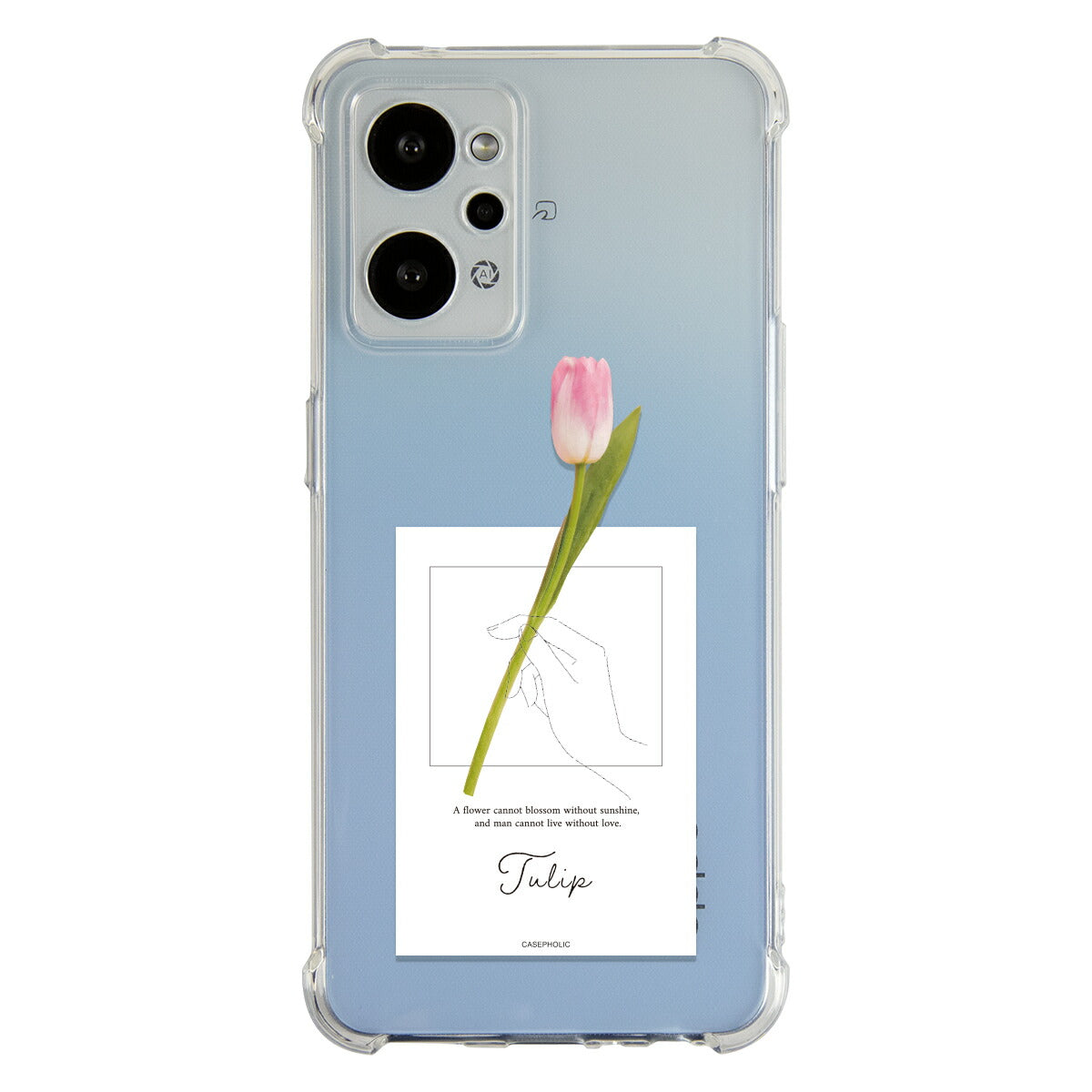 OPPO 名入れ対応 一輪花 スマホケース