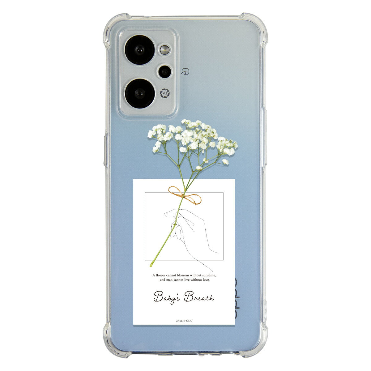 OPPO 名入れ対応 一輪花 スマホケース