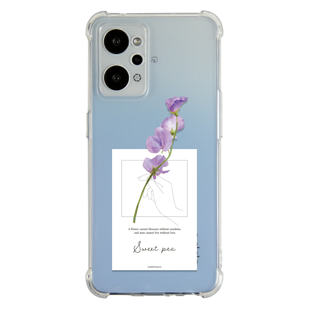 OPPO 名入れ対応 一輪花 スマホケース