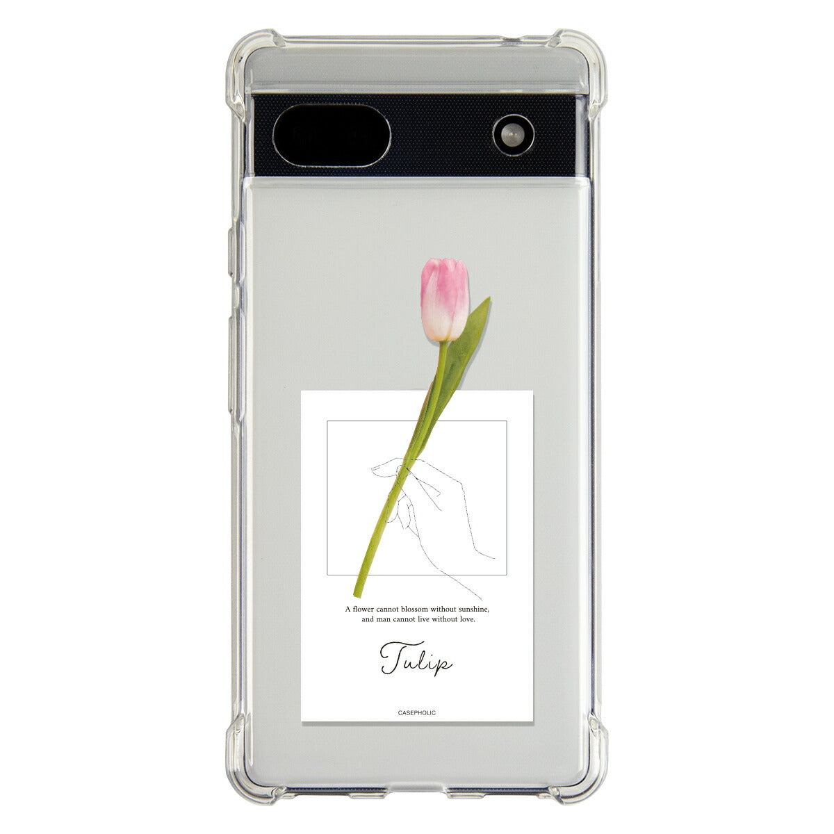 Google Pixel 名入れ対応 一輪花 スマホケース