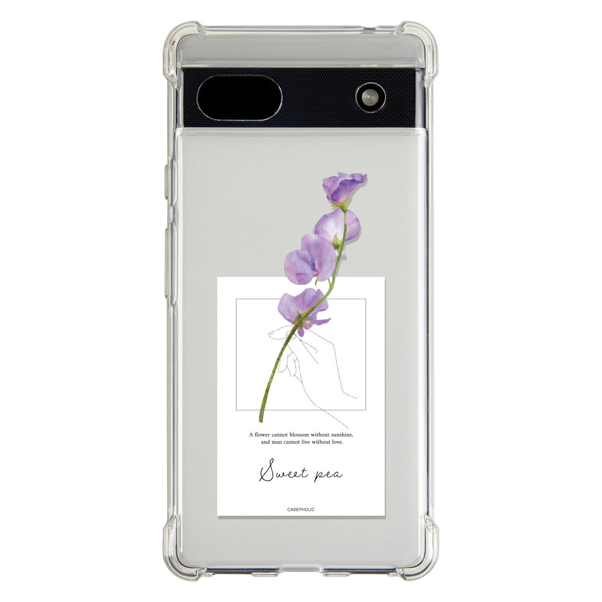 Google Pixel 名入れ対応 一輪花 スマホケース