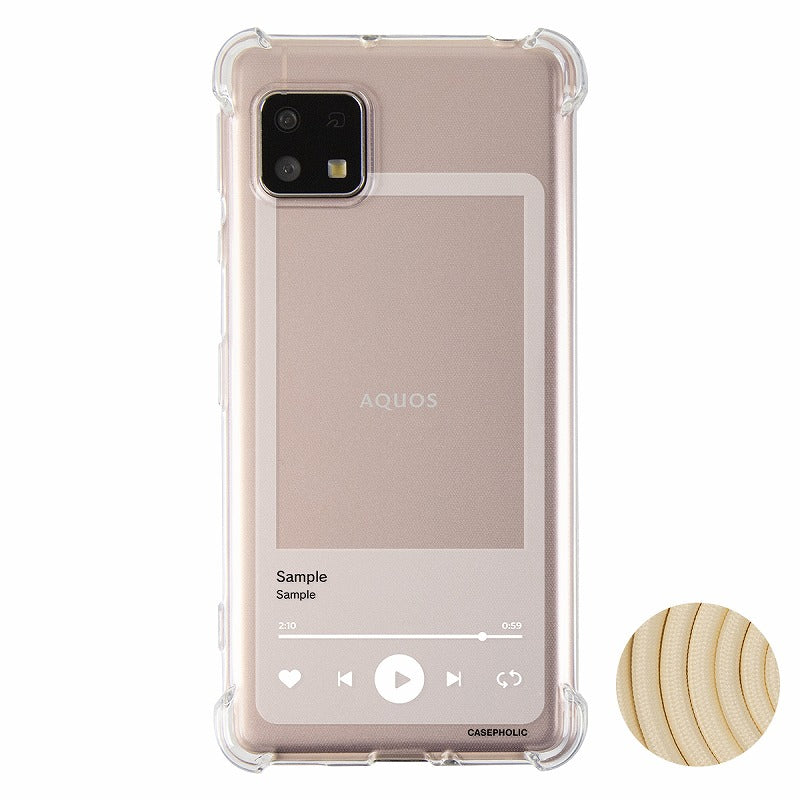 AQUOS スマホショルダー ケース