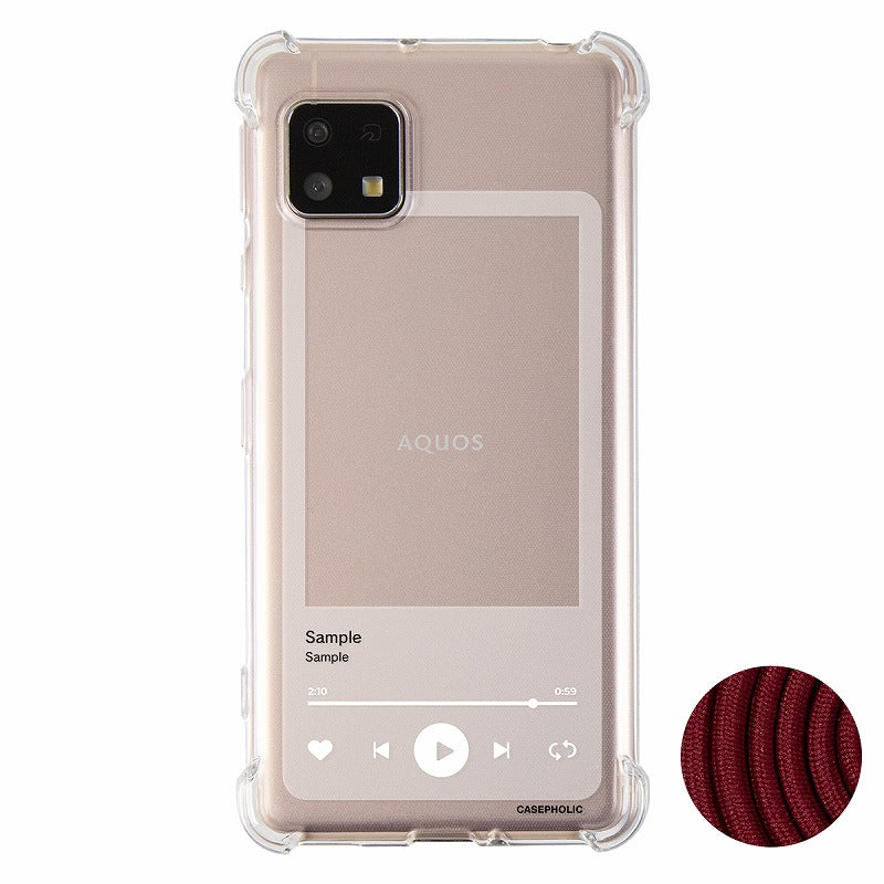 AQUOS スマホショルダー ケース