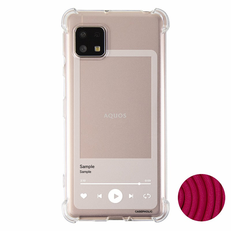 AQUOS スマホショルダー ケース
