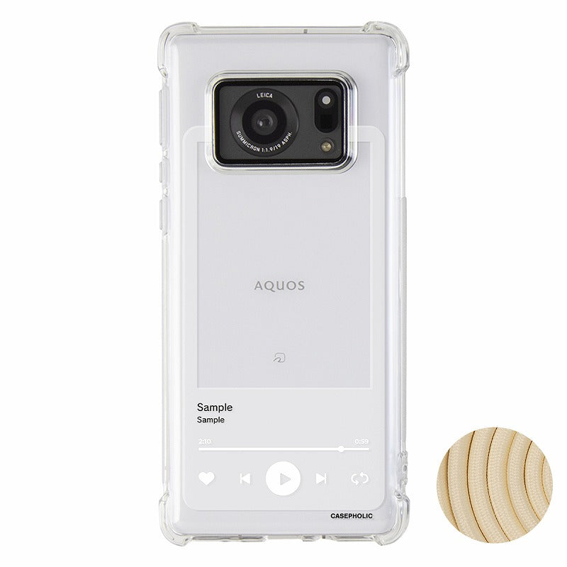 AQUOS スマホショルダー ケース