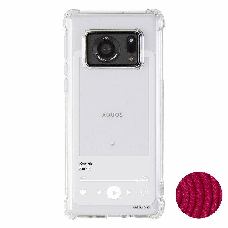 AQUOS スマホショルダー ケース