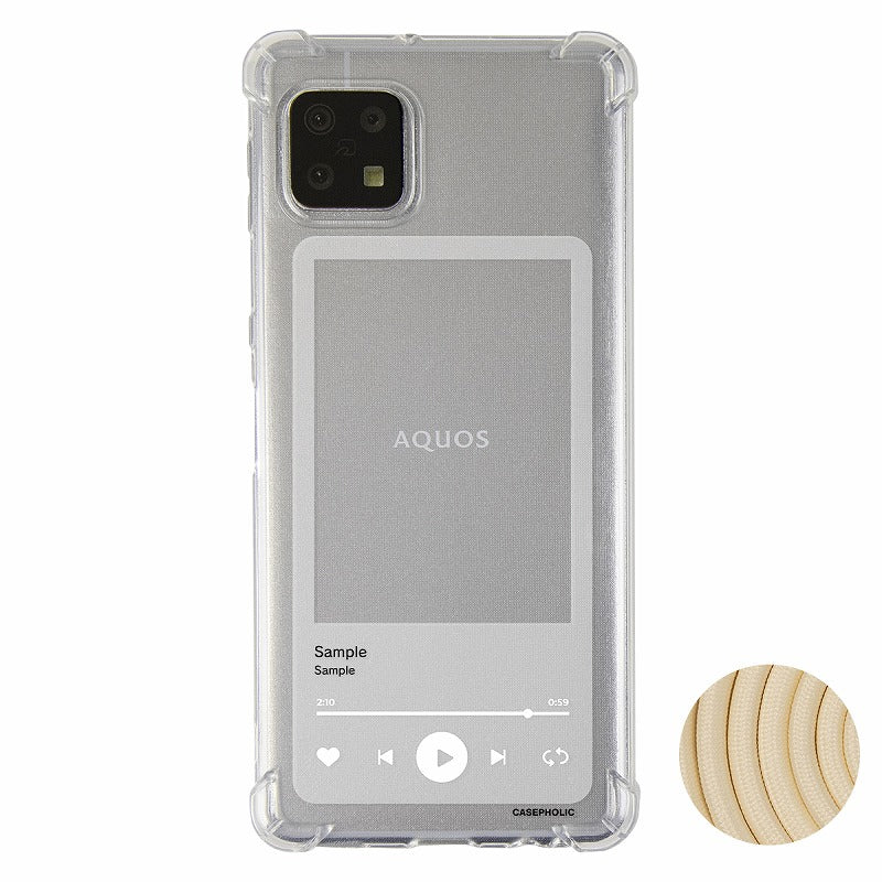 AQUOS スマホショルダー ケース