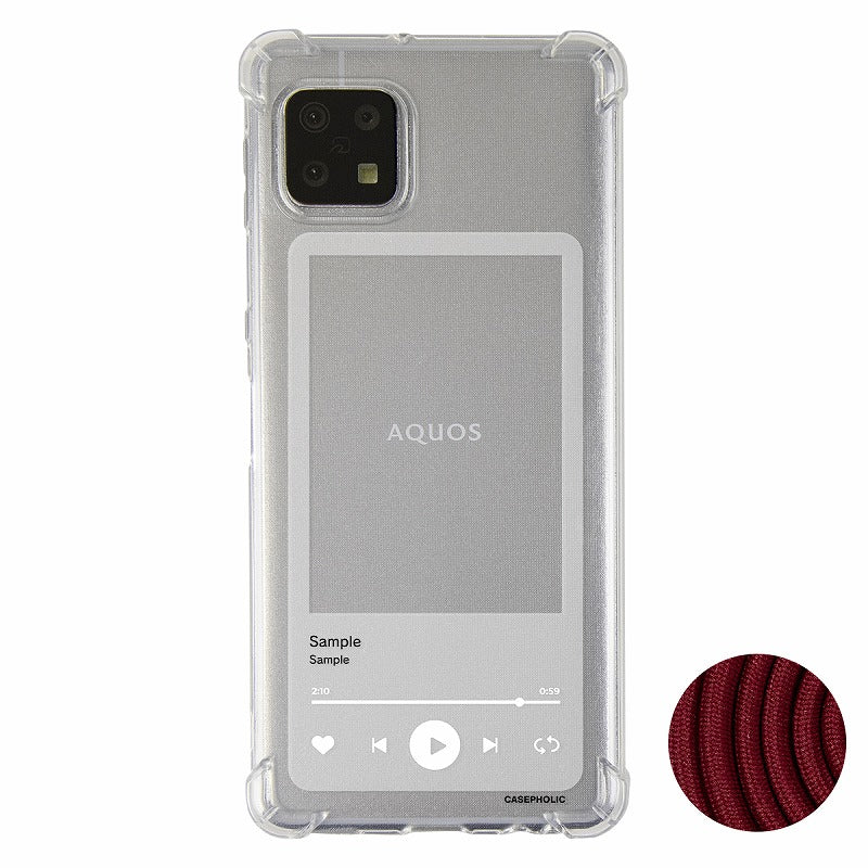 AQUOS スマホショルダー ケース