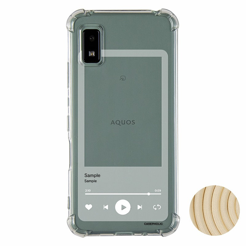 AQUOS スマホショルダー ケース