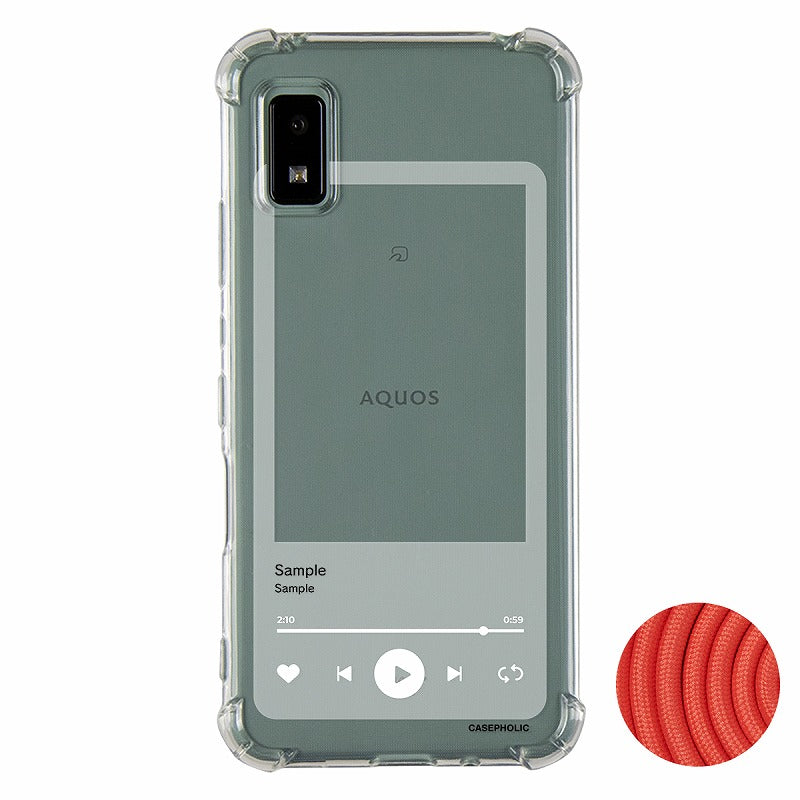 AQUOS スマホショルダー ケース