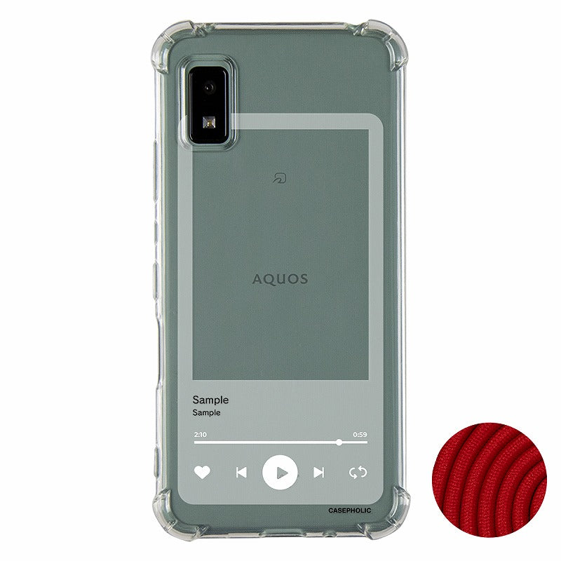 AQUOS スマホショルダー ケース