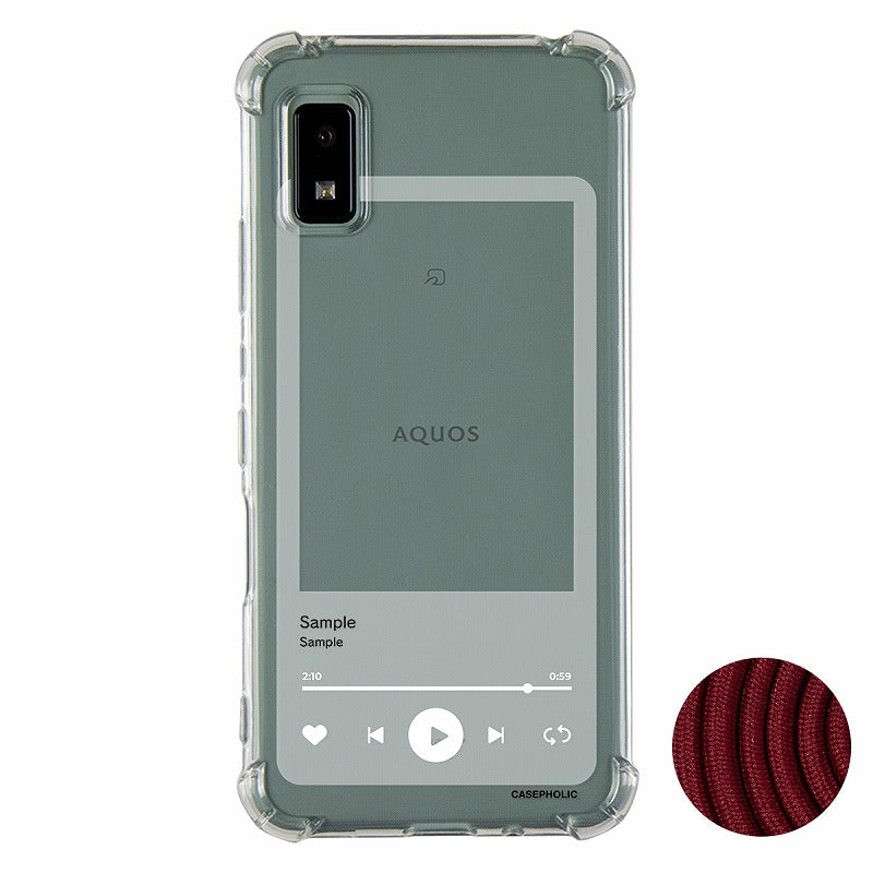 AQUOS スマホショルダー ケース