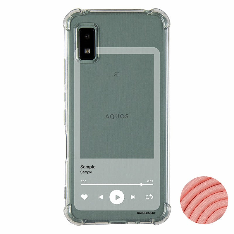 AQUOS スマホショルダー ケース