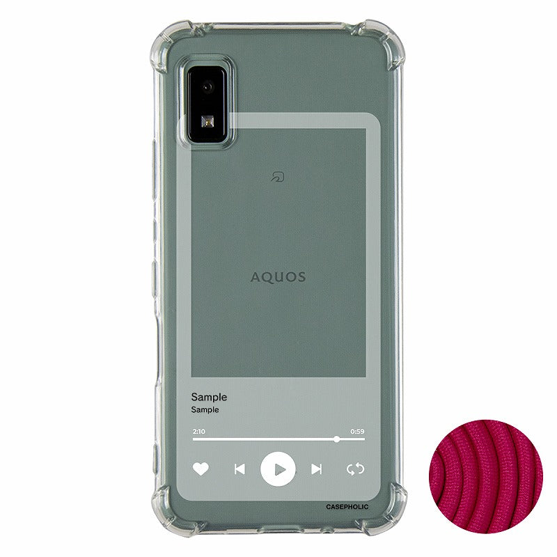 AQUOS スマホショルダー ケース