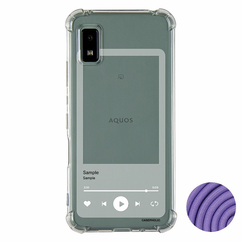 AQUOS スマホショルダー ケース