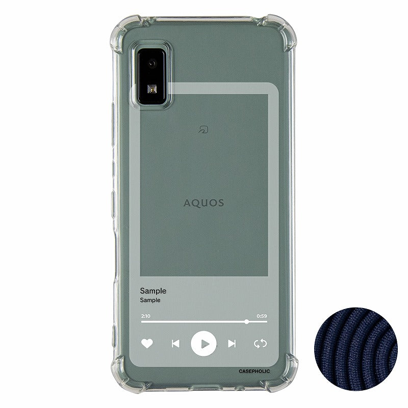AQUOS スマホショルダー ケース