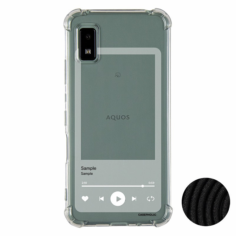 AQUOS スマホショルダー ケース