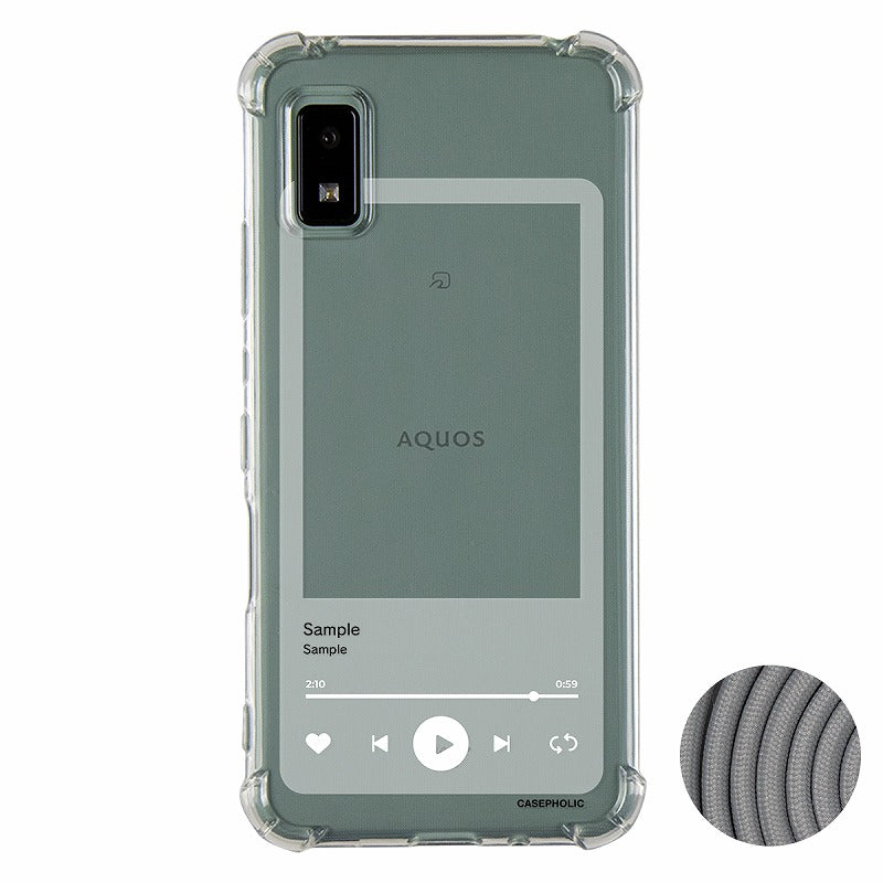 AQUOS スマホショルダー ケース