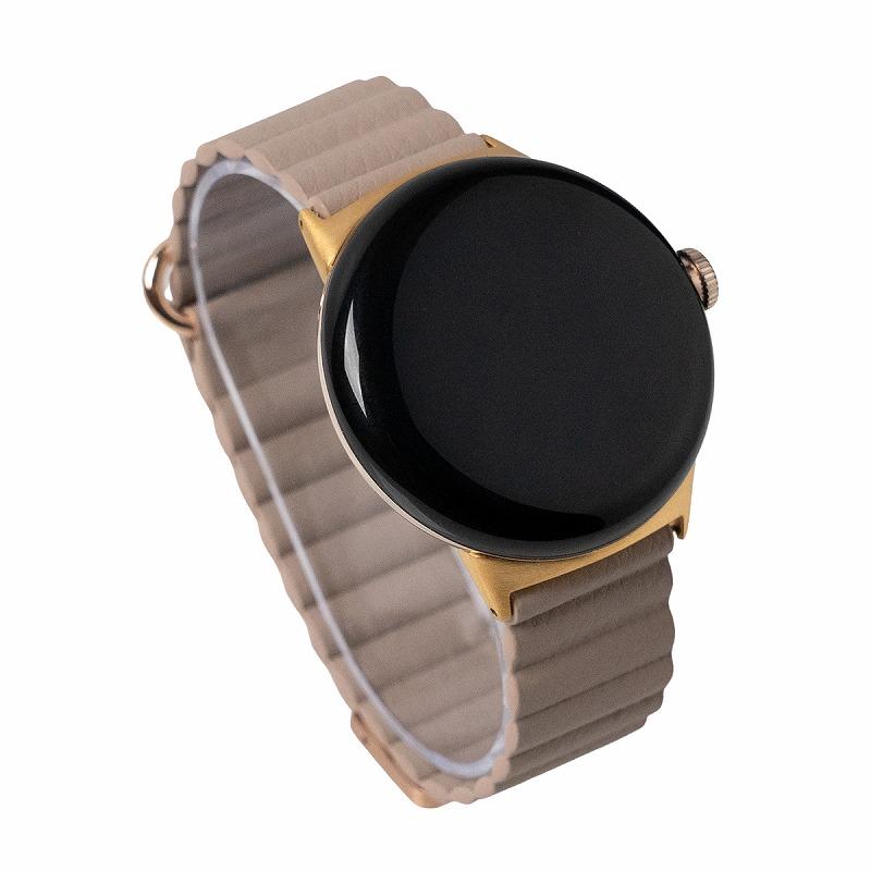 Pixel Watch 3 レザー交換バンド