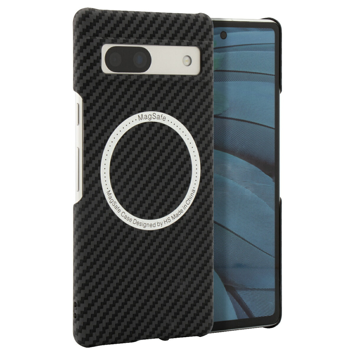 Google Pixel 7a MagSafe対応カーボンケース
