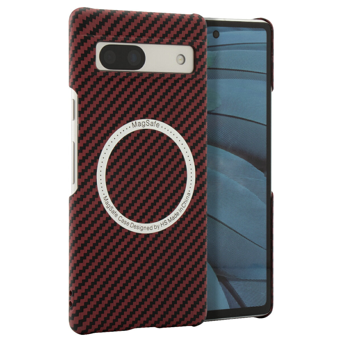 Google Pixel 7a MagSafe対応カーボンケース