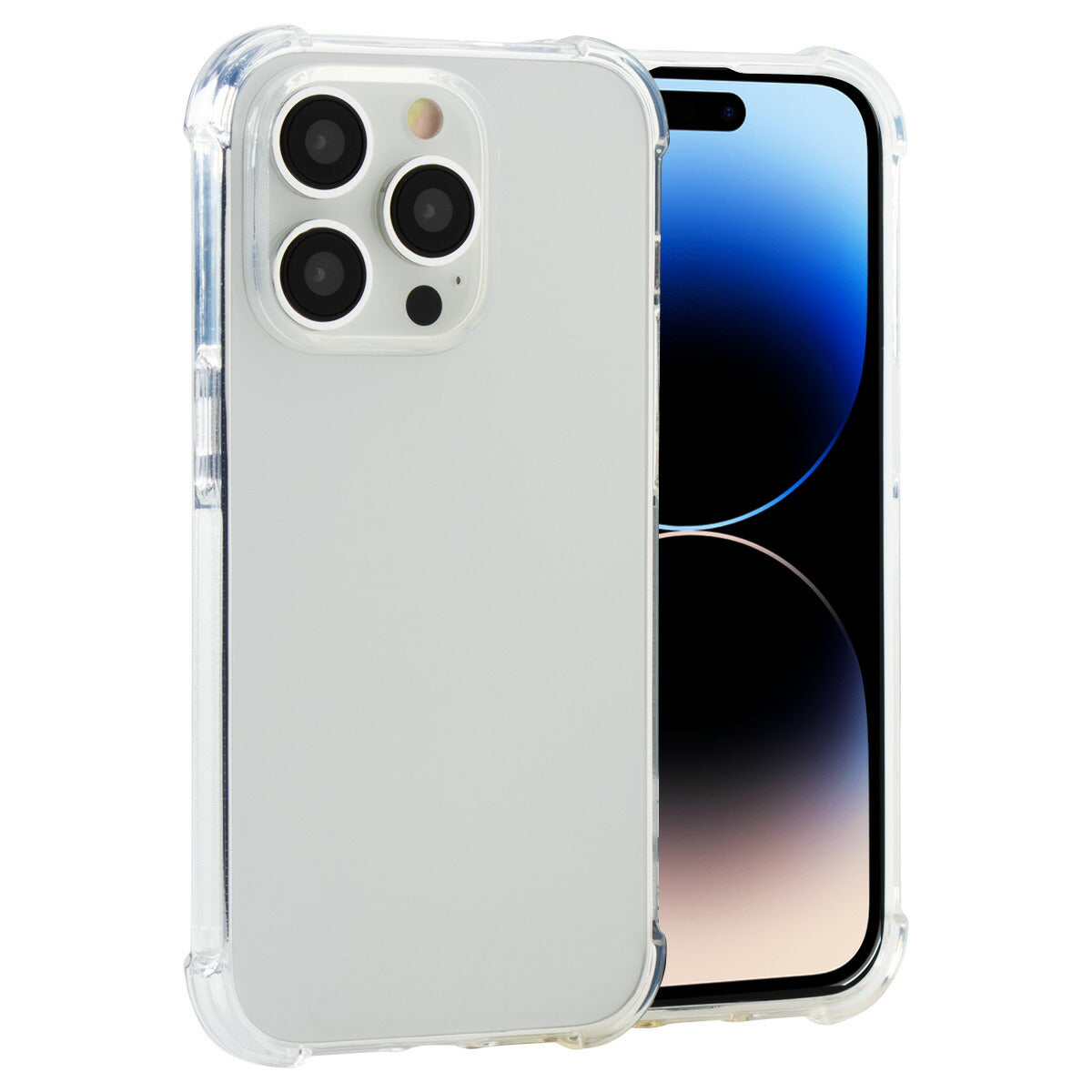 iPhone 15 耐衝撃 TPU クリアケース