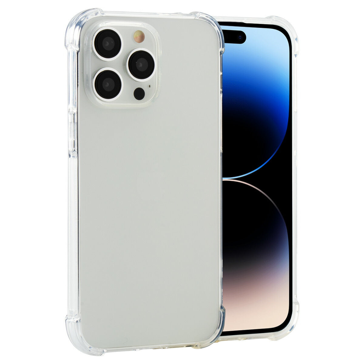 iPhone 15 耐衝撃 TPU クリアケース