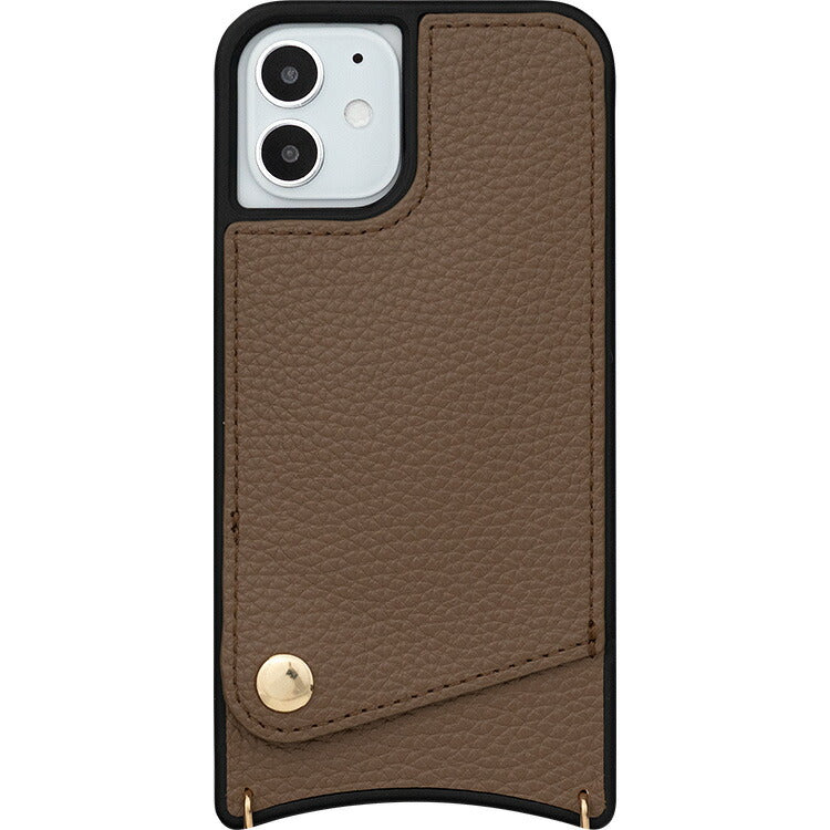 スマホショルダーケース iPhone ケース ショルダー付き 革