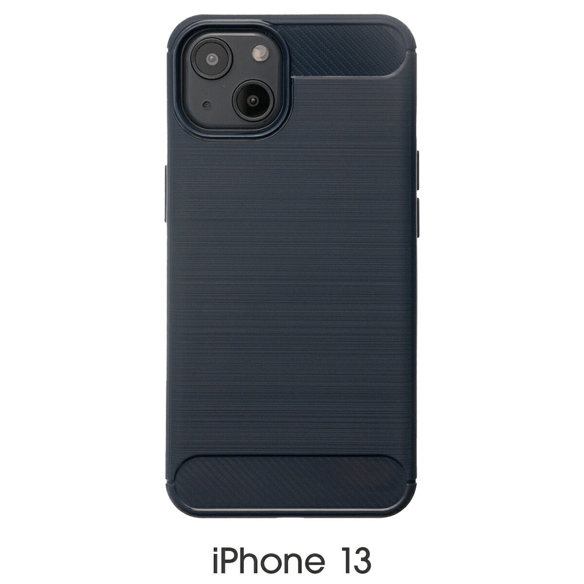iPhone カーボン調TPUケース 耐衝撃 指紋防止