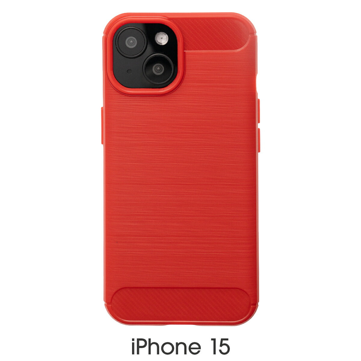 iPhone カーボン調TPUケース 耐衝撃 指紋防止