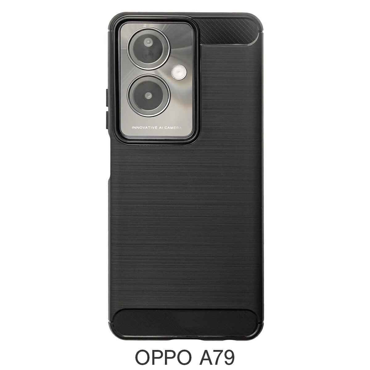 OPPO A79 カーボン調TPU耐衝撃ケース