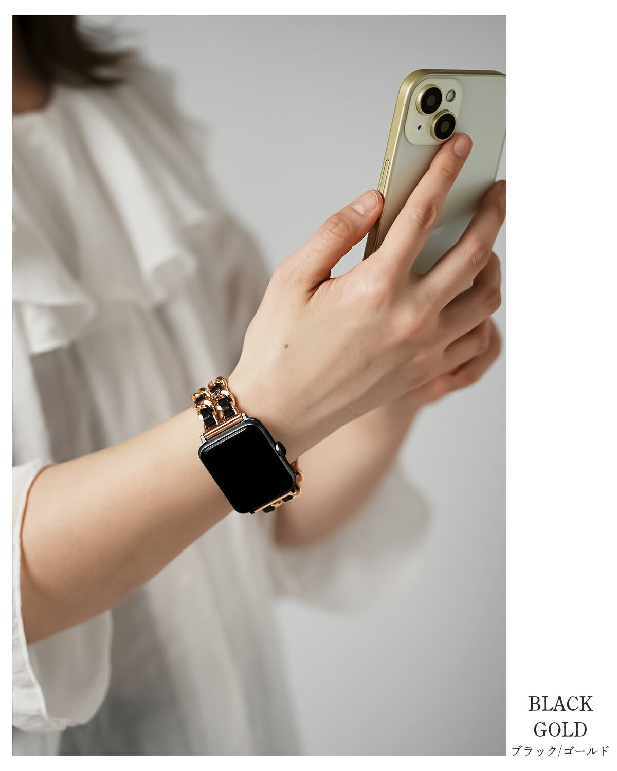 3COINS スマートウォッチ用レザーバンド