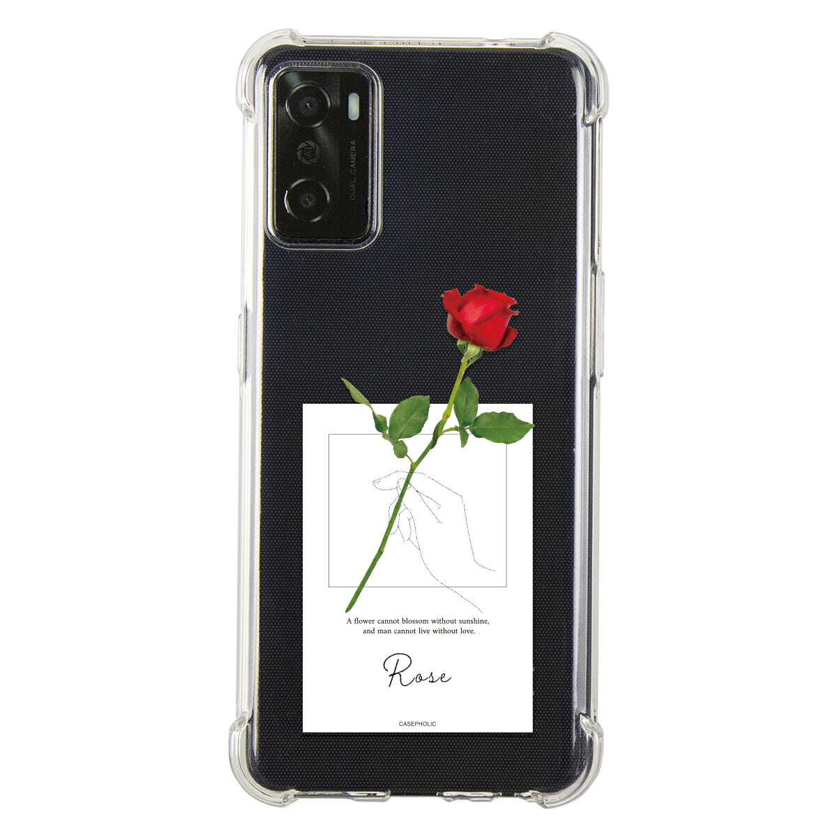 OPPO 名入れ対応 一輪花 スマホケース