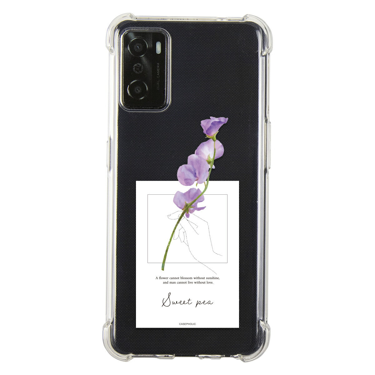 OPPO 名入れ対応 一輪花 スマホケース
