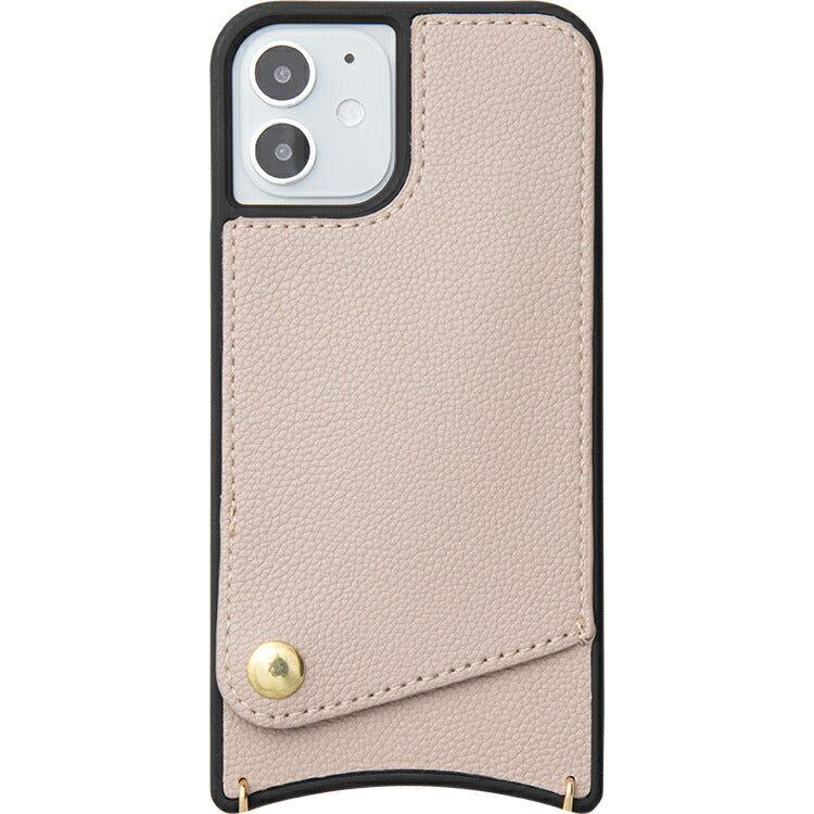 スマホショルダーケース iPhone ケース ショルダー付き 革
