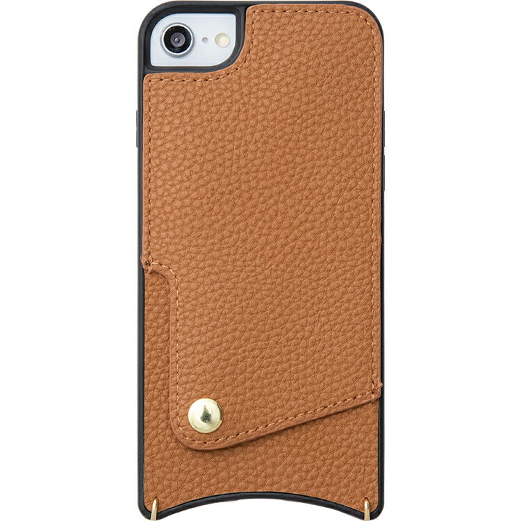 スマホショルダーケース iPhone ケース ショルダー付き 革
