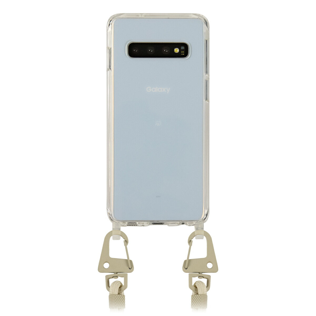 Galaxy対応 クリア クロスボディ スマホショルダーケース