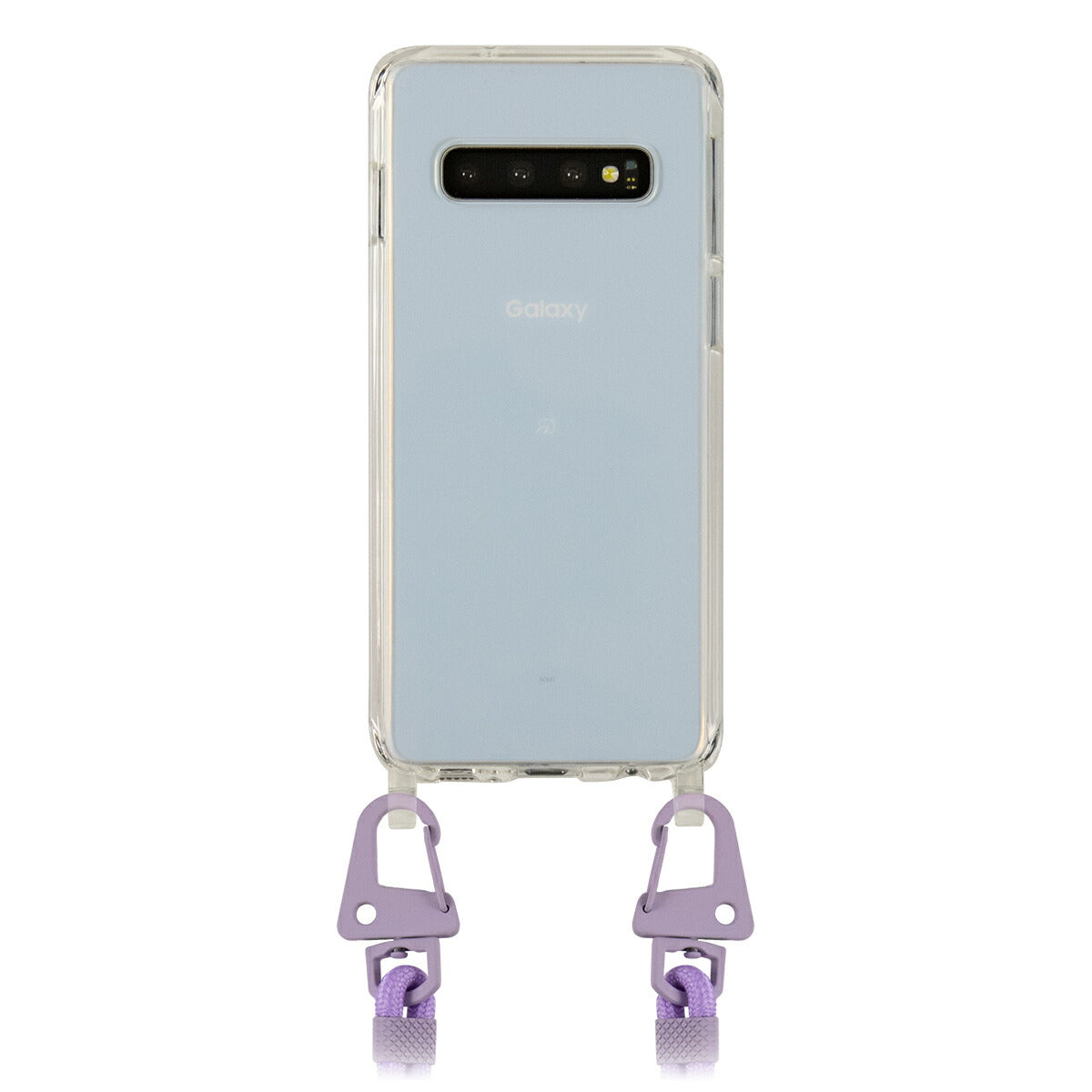 Galaxy対応 クリア クロスボディ スマホショルダーケース