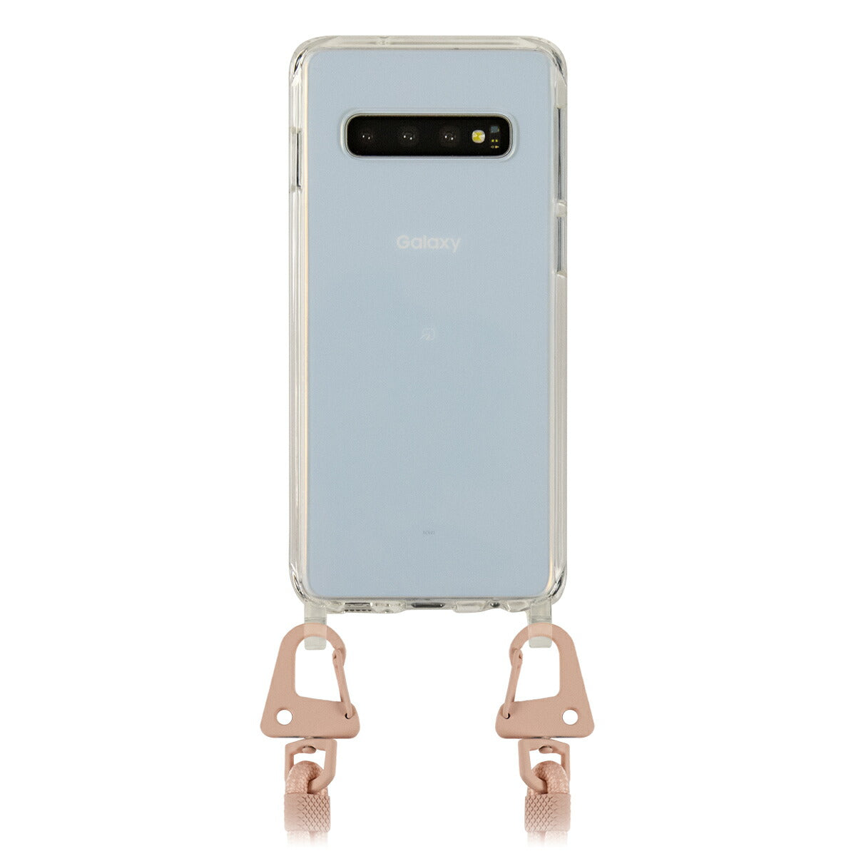 Galaxy対応 クリア クロスボディ スマホショルダーケース