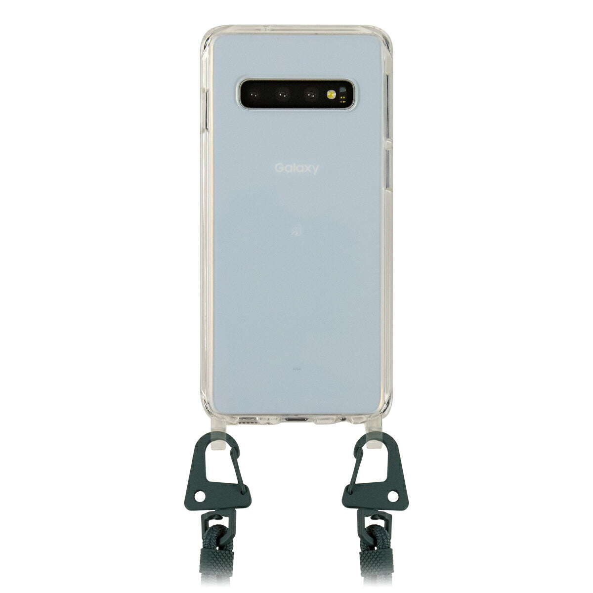 Galaxy対応 クリア クロスボディ スマホショルダーケース