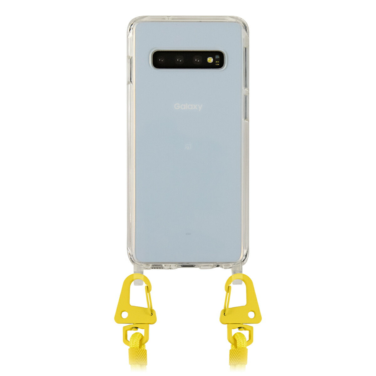 Galaxy対応 クリア クロスボディ スマホショルダーケース