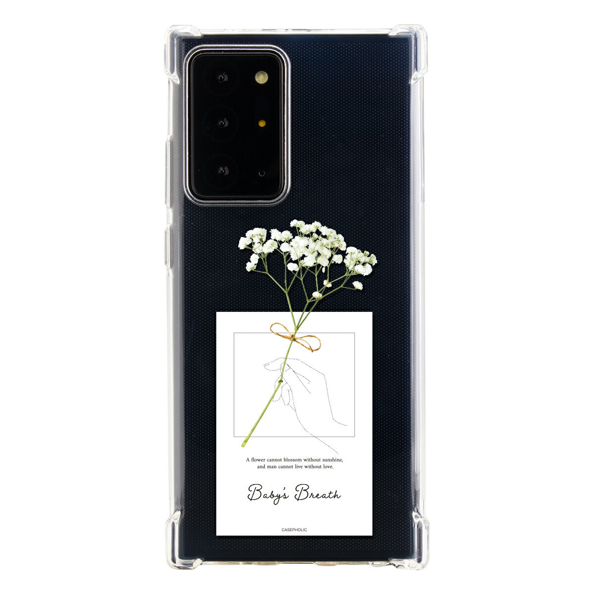 Galaxy 名入れ対応 一輪花 スマホケース