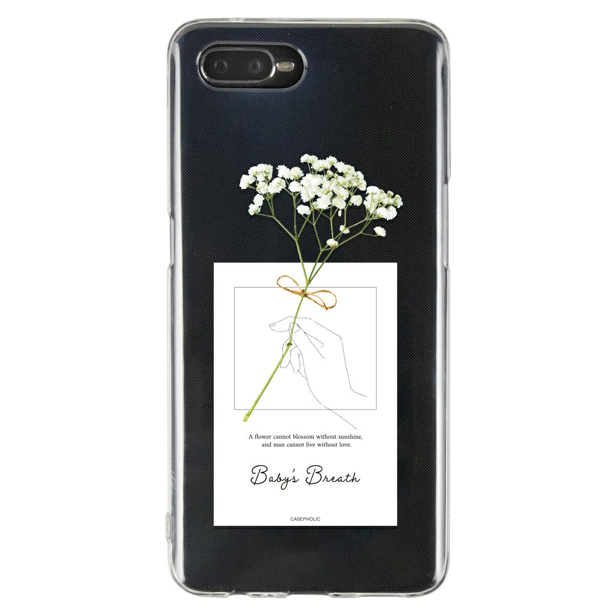 OPPO 名入れ対応 一輪花 スマホケース